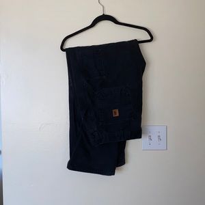 Black Carhartt Relax Fit Work Pants (size 38 X32)